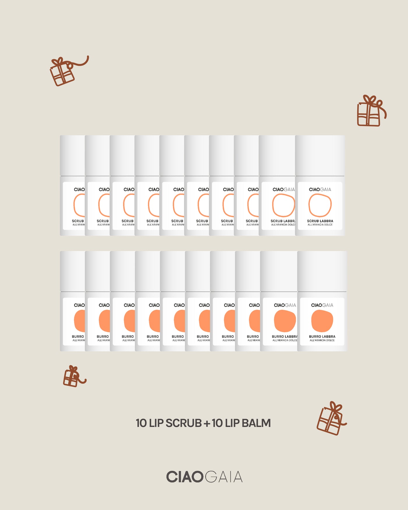 BUNDLE 3: 10 Scrub labbra + 10 Burri labbra