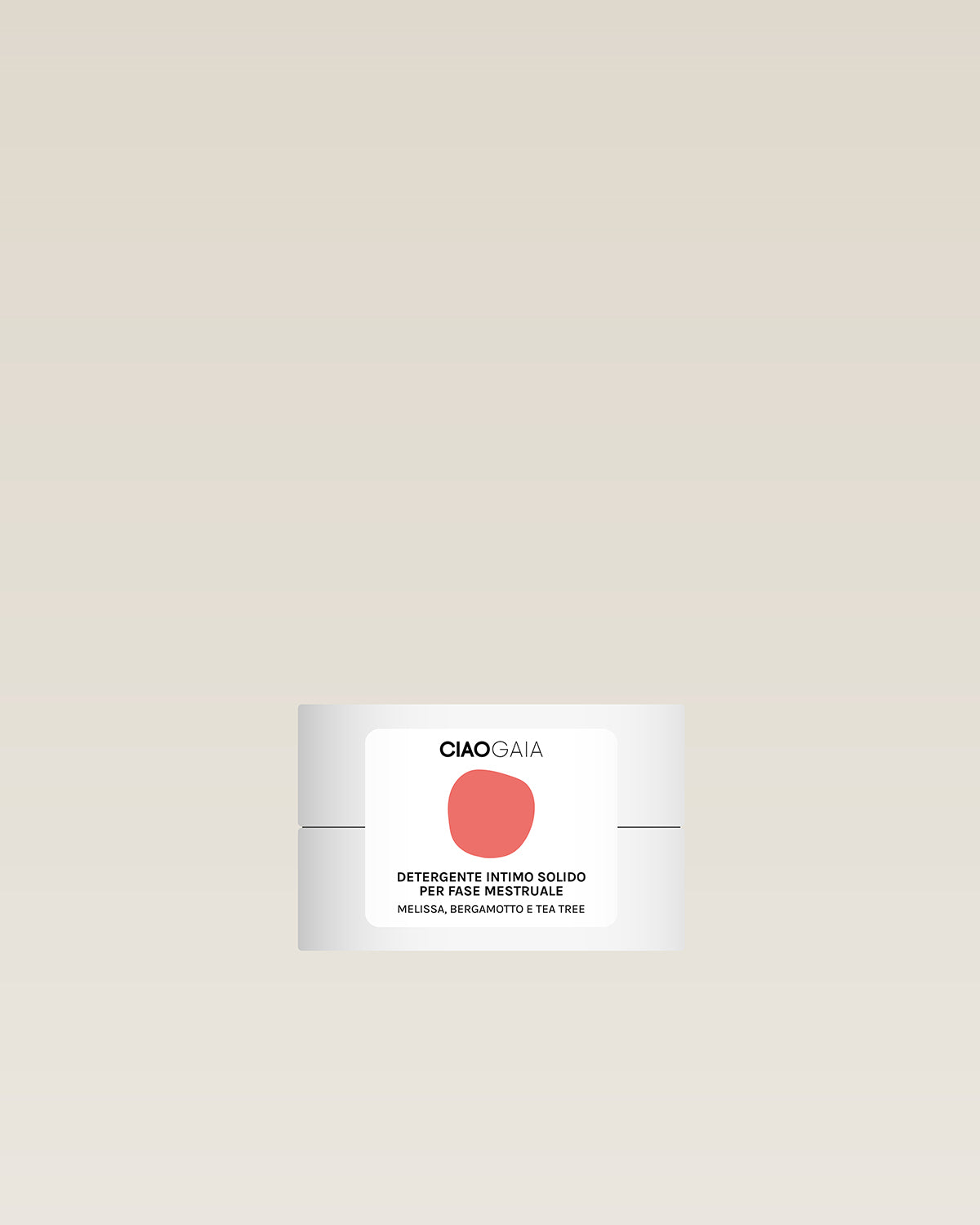 DETERGENTE INTIMO SOLIDO PER LA FASE MESTRUALE - Melissa, Bergamotto e Tea tree